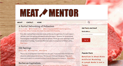 Desktop Screenshot of meatmentor.com